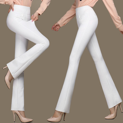 Pantaloni elastici eleganti de dama in diferite culori