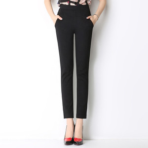 Γυναικεία κομψά ψηλά παντελόνια  με ψηλή μέσης κατάλληλα για τη καθημερινή ζωή σε διαφορετικά χρώματα