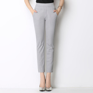 Γυναικεία κομψά ψηλά παντελόνια  με ψηλή μέσης κατάλληλα για τη καθημερινή ζωή σε διαφορετικά χρώματα