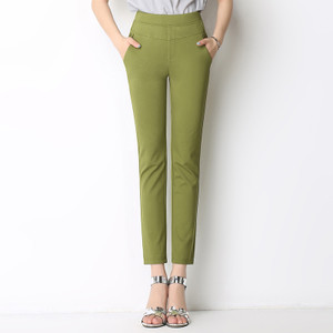 Γυναικεία κομψά ψηλά παντελόνια  με ψηλή μέσης κατάλληλα για τη καθημερινή ζωή σε διαφορετικά χρώματα