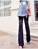 Modern női csipkenadrág két színben