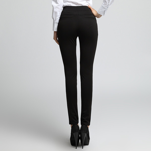 Pantaloni de dama cu talie elastica model Slim