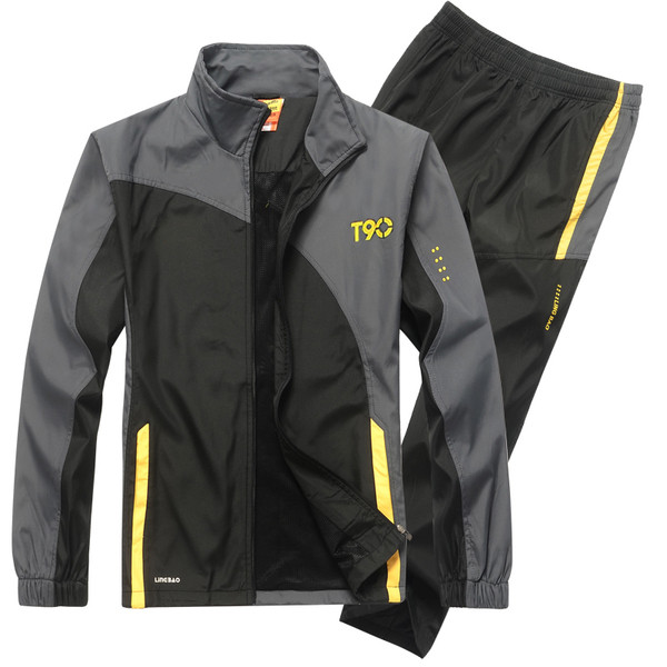 Tavaszi-őszi férfi sportcsapat kétrészes-pulóver+nadrág,több modell többféle színben