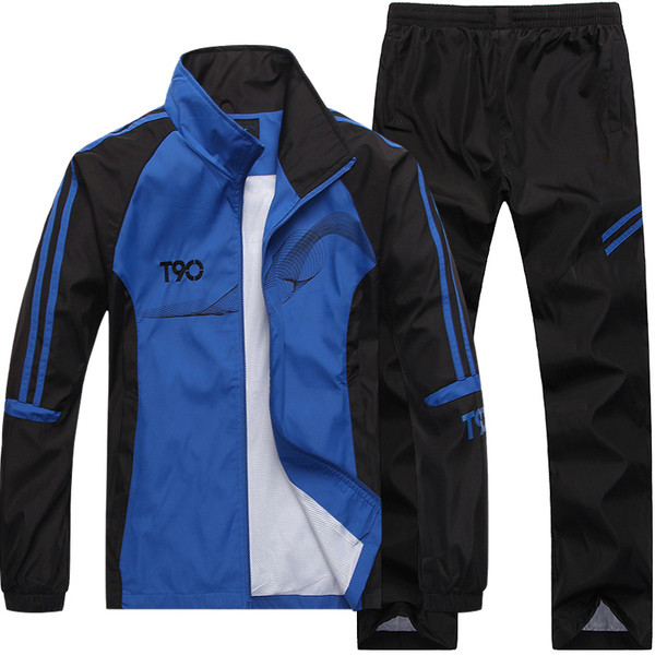 Tavaszi-őszi férfi sportcsapat kétrészes-pulóver+nadrág,több modell többféle színben