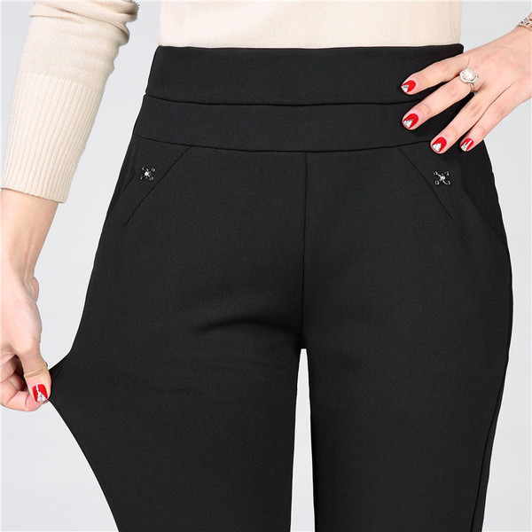 Елегантен дамски панталон  два модела в три цвята