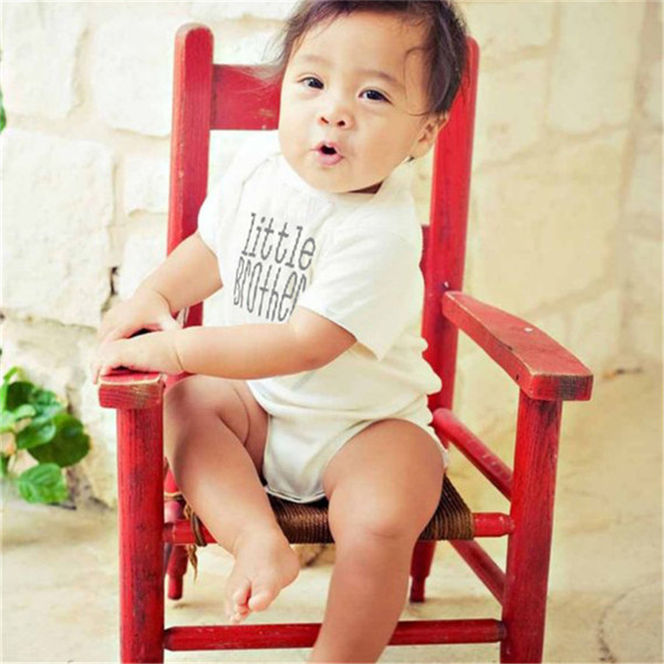 Παιδική σαλοπέτα για αγόρι με επιγραφή "little brother"