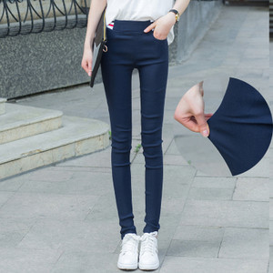 Pantaloni elastici de dama potriviti pentru utilizarea de zi cu zi in mai multe culori