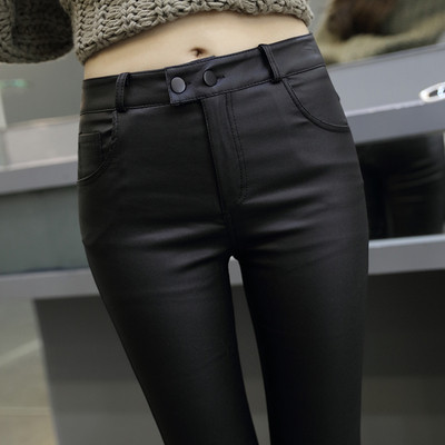 Női nadrág öko bőrből modell Slim több színben