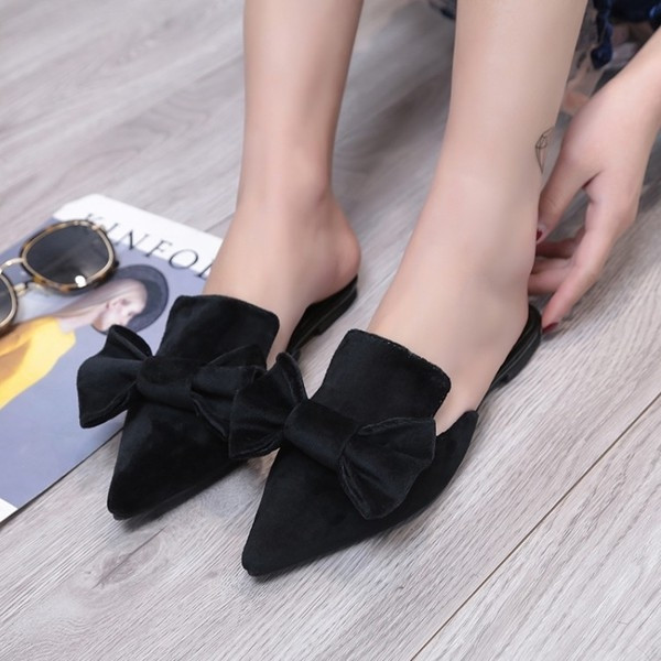 Stílusos női papucs szalagokkal, három színben