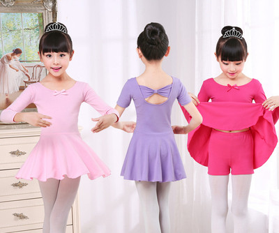 Детски комплект от рокля и къси панталони в няколко цвята
