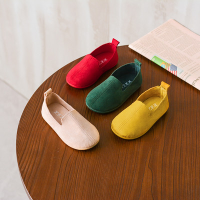Детски изчистени обувки за момчета и момичета подходящи за ежедневие в различни цветове