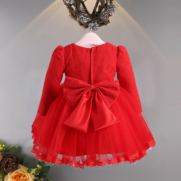 Rochie printesa copii cu decoratiuni din dantela cu/fara maneci