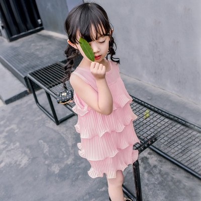 Nyári gyerekruha fodrokkal több színben