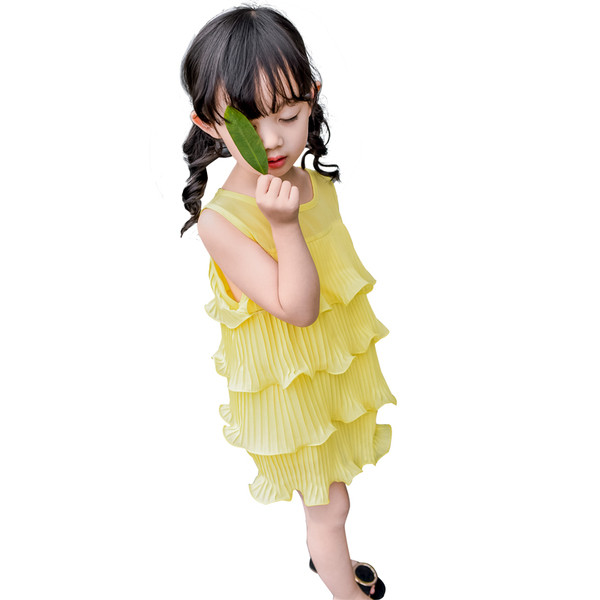 Nyári gyerekruha fodrokkal több színben