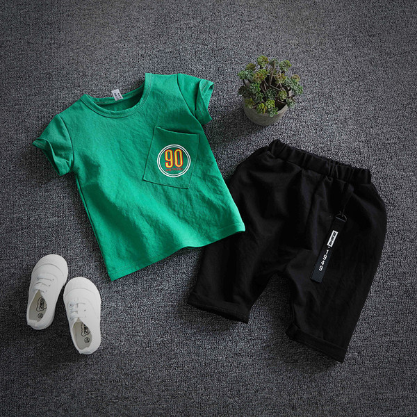 Set zilnic pentru copii pentru baieti in doua parti in trei culori