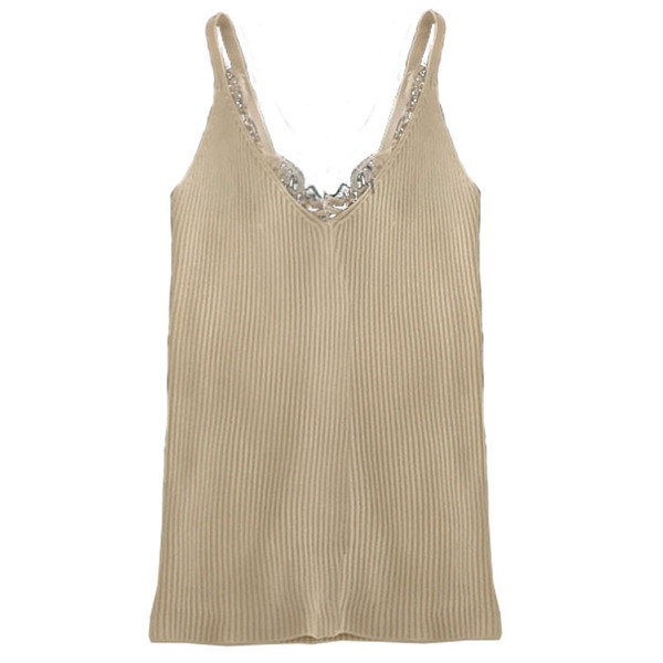 Top de damă HIT cu decolteu în V și decor din dantelă în diferite culori