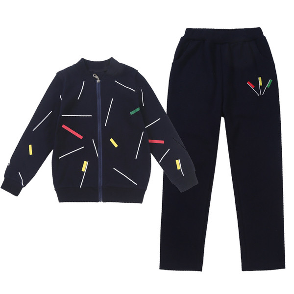 Sport - set zilnic pentru copii pentru baieti in doua parti in trei culori