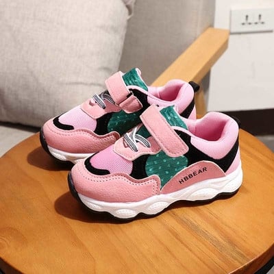 Παιδικά αθλητικά παπούτσια με παχιά σόλα για αγόρια και κορίτσια σε διαφορετικά χρώματα