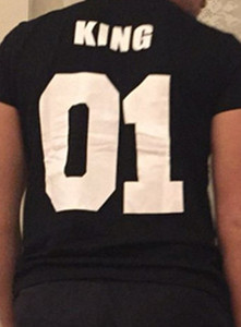 Tricou zilnic pentru El și Ea cu o inscripție originală