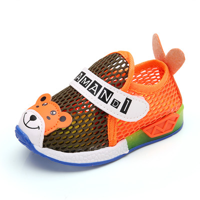 Tenisi de vară din plasă pentru copii cu imprimare 3D în trei culori