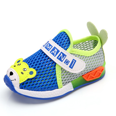 Tenisi de vară din plasă pentru copii cu imprimare 3D în trei culori