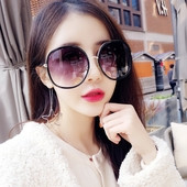 Ochelari de soare moderni de dama cu lentile ovale mari in doua culori