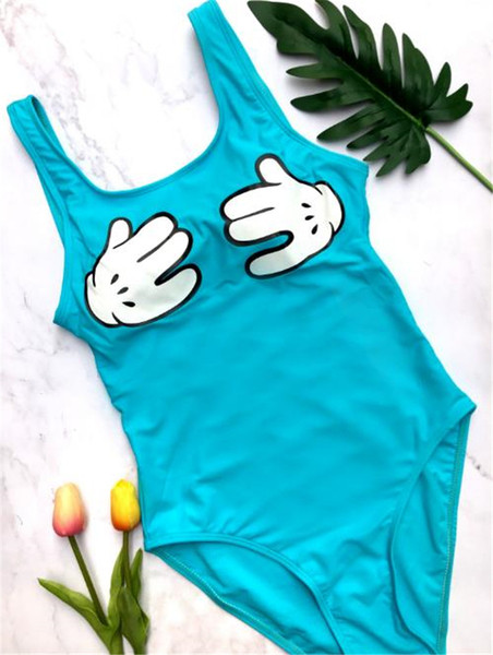 Costum de baie intreg de dama actual cu aplicatie