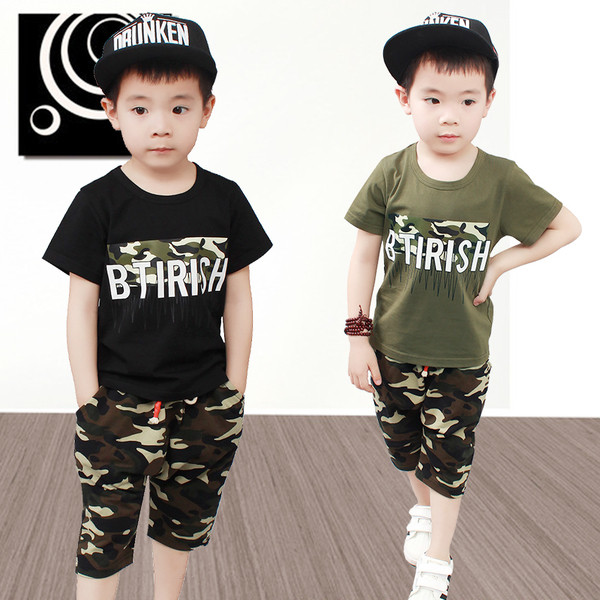 Set zilnic pentru copii pentru baieti in doua parti - mai multe modele