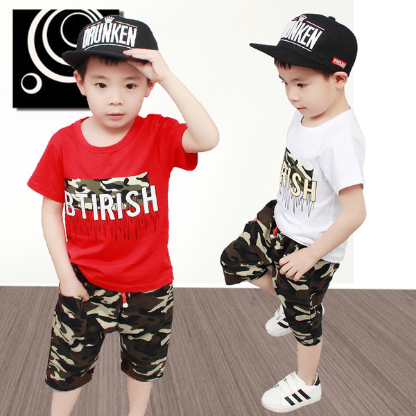 Set zilnic pentru copii pentru baieti in doua parti - mai multe modele