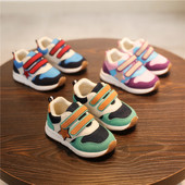 Pantofi pentru bebelusi pentru baieti si fete in model de camuflaj cu velcro