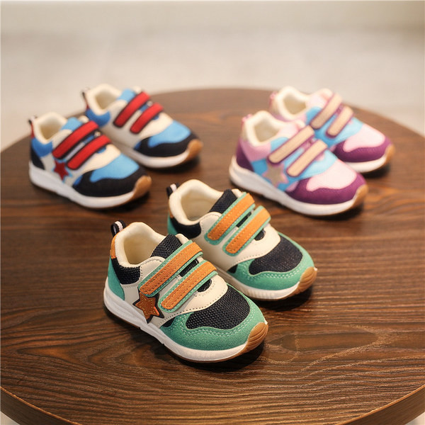 Pantofi pentru bebelusi pentru baieti si fete in model de camuflaj cu velcro