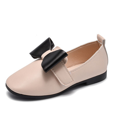 Pantofi copii eleganti pentru fete in trei culori cu panglica decorativa