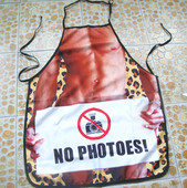 Főzőkötény érdekes alkalmazással