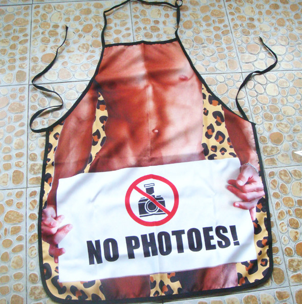 Főzőkötény érdekes alkalmazással