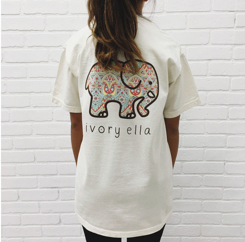 Lezser női póló hosszúkás szabással, színes rátéttel a hátán