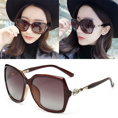 Σύγχρονα γυναικεία γυαλιά ηλίου με λεπτό πλαίσιο και διακοσμητική πέτρα σε διάφορα χρώματα