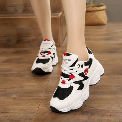 Καθημερινά αθλητικά παπούτσια για κορίτσια σε διαφορετικά χρώματα με δεσμούς