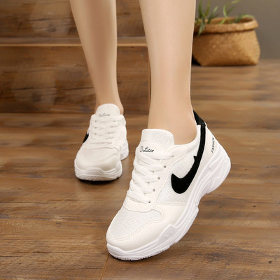 Καθημερινά αθλητικά παπούτσια για κορίτσια σε διαφορετικά χρώματα με δεσμούς