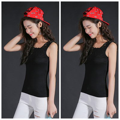 Aranyos női felső csipke díszítéssel friss színekben