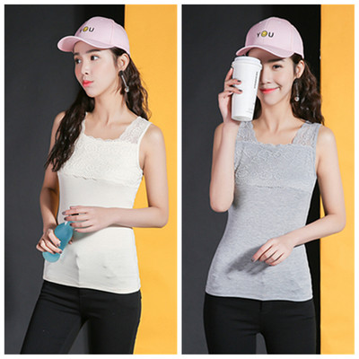 Aranyos női felső csipke díszítéssel friss színekben