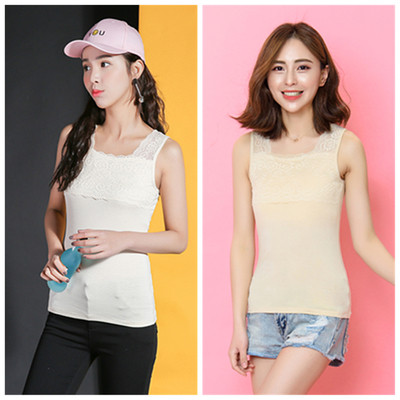 Aranyos női felső csipke díszítéssel friss színekben