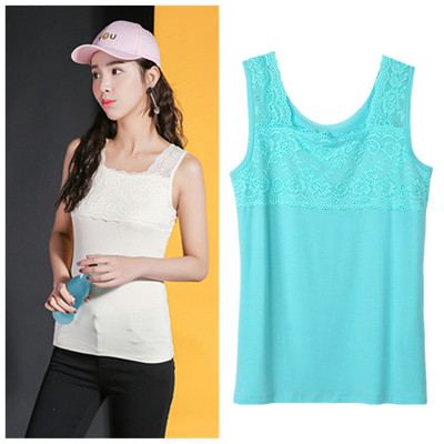 Aranyos női felső csipke díszítéssel friss színekben