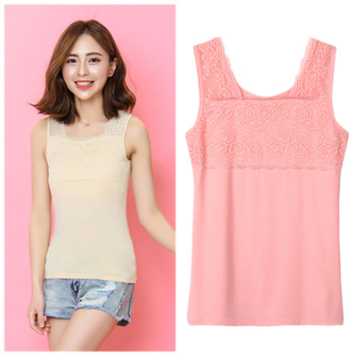 Aranyos női felső csipke díszítéssel friss színekben