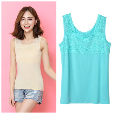 Aranyos női felső csipke díszítéssel friss színekben