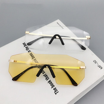 Нестандартни унисекс слънчеви очила с огледални отблясъци в няколко цвята