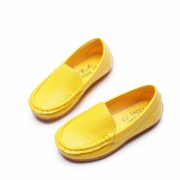 Pantofi copii pentru fete din piele ecologica in mai multe culori cu cusatura exterioara