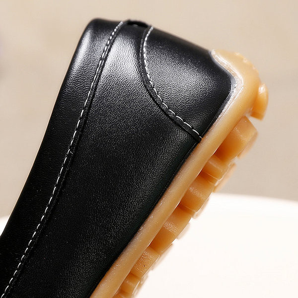 Pantofi copii pentru fete din piele ecologica in mai multe culori cu cusatura exterioara