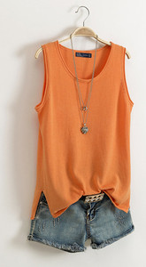 Top din bumbac tăiat zilnic, în mai multe culori