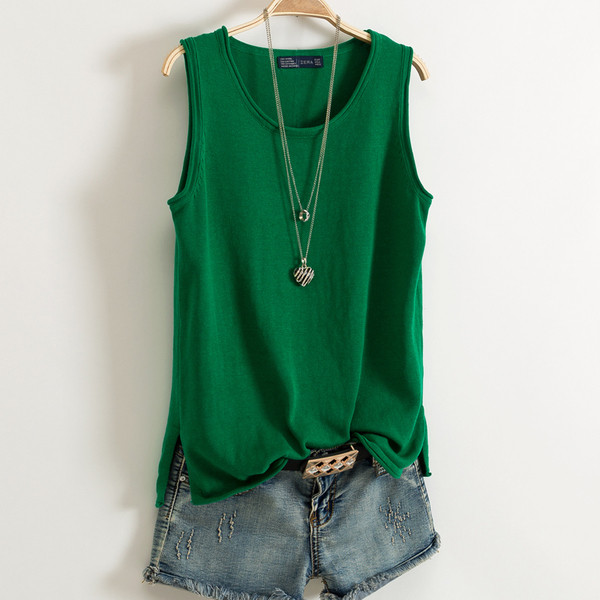 Top din bumbac tăiat zilnic, în mai multe culori