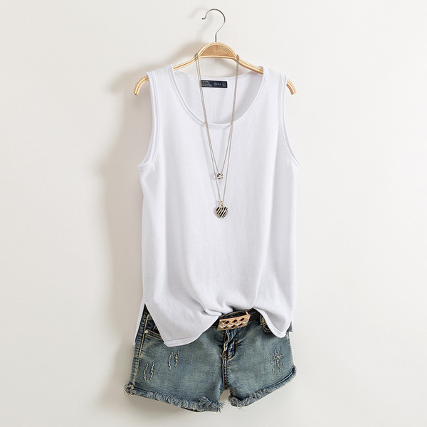 Top din bumbac tăiat zilnic, în mai multe culori